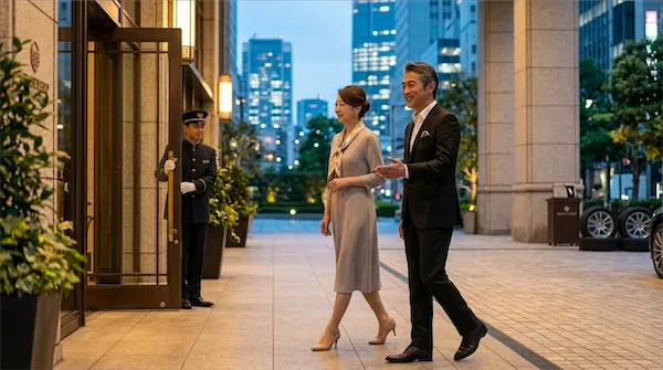 初デートへ向かう大人の男女｜交際クラブ入会から初デートまでの流れ
